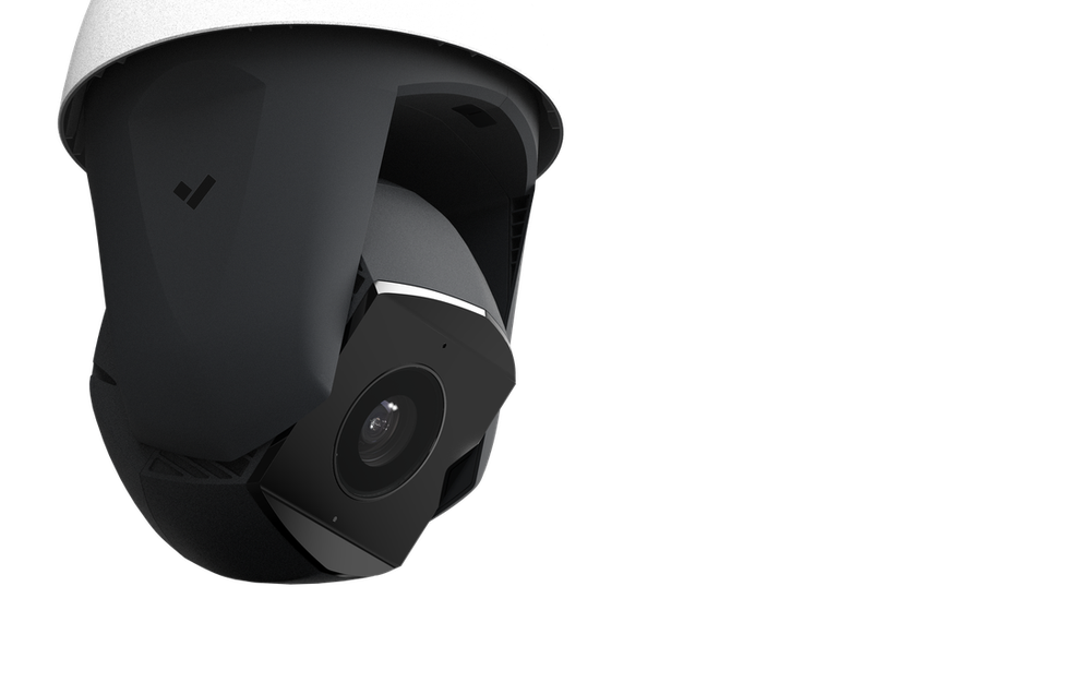 A Verkada PTZ camera, up close